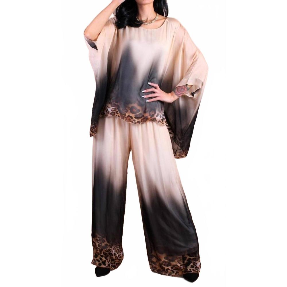 NEW GIGI MODA seta savanna kaftan top in cream - Picture 3 of 3